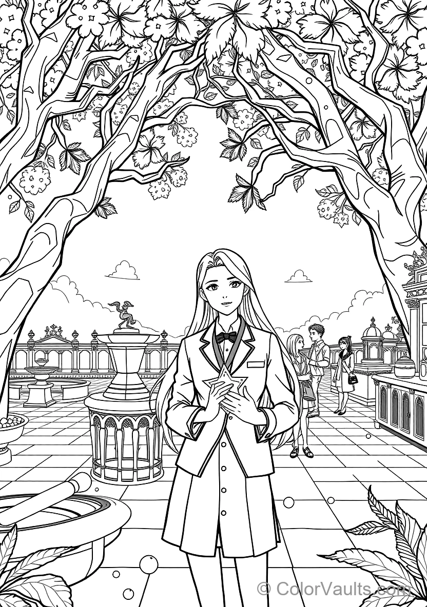 Anya Forger in Eden Academy Formal School Uniform (Scene 10)