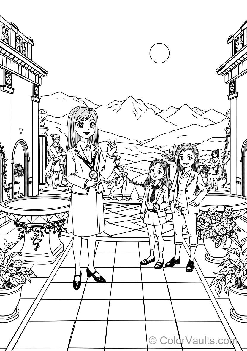 Anya Forger in Eden Academy Formal School Uniform (Scene 13)