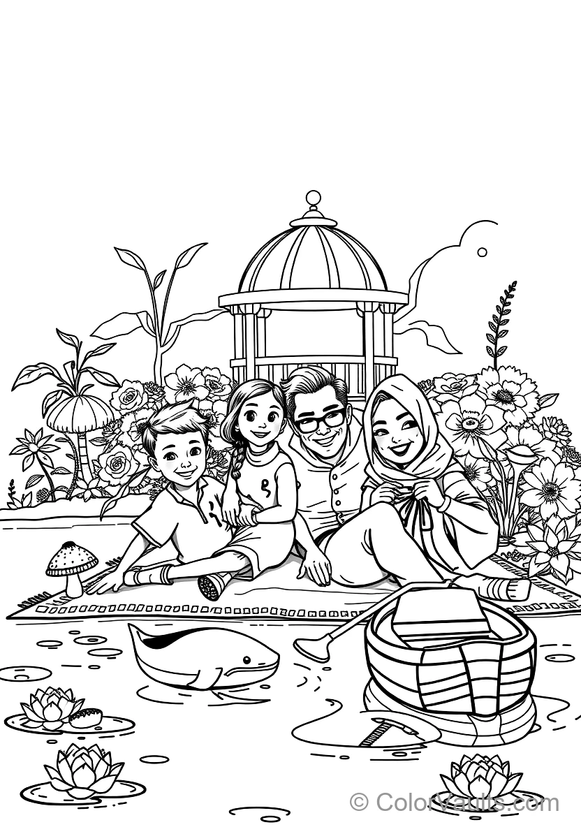Forger Family Taking a Joyful Family Portrait Together (Scene 12)