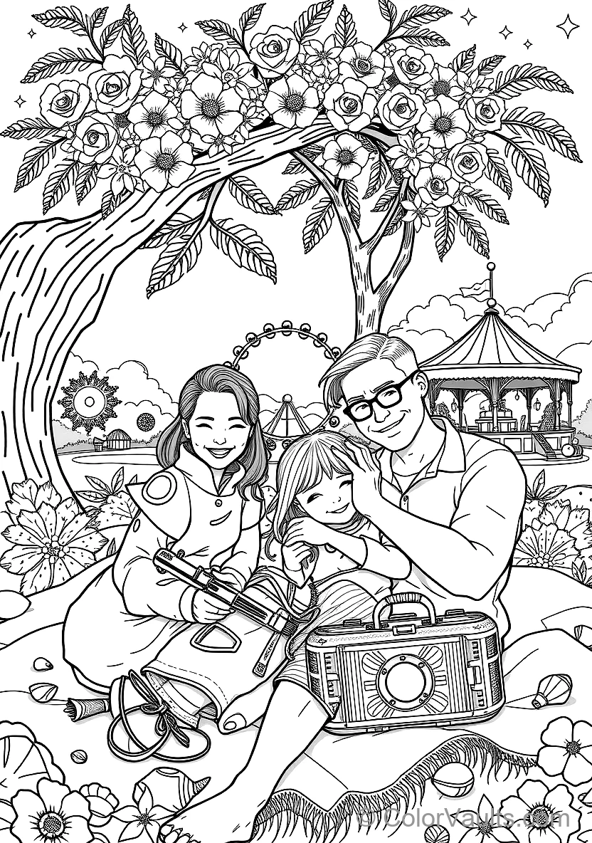 Forger Family Taking a Joyful Family Portrait Together (Scene 13)