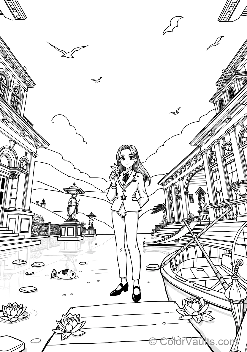 Anya Forger in Eden Academy Formal School Uniform (Scene 15)