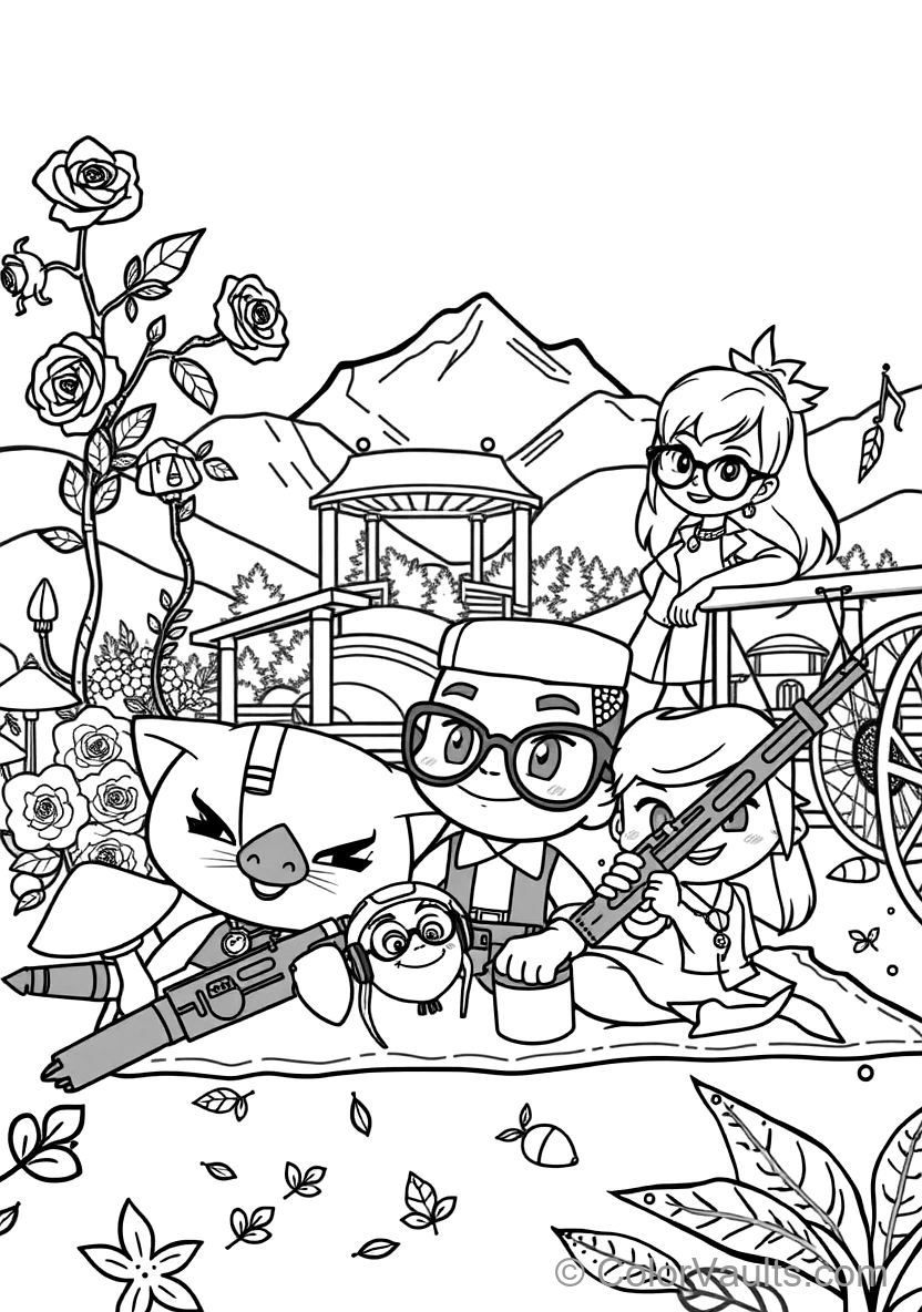 Forger Family Taking a Joyful Family Portrait Together (Scene 14)