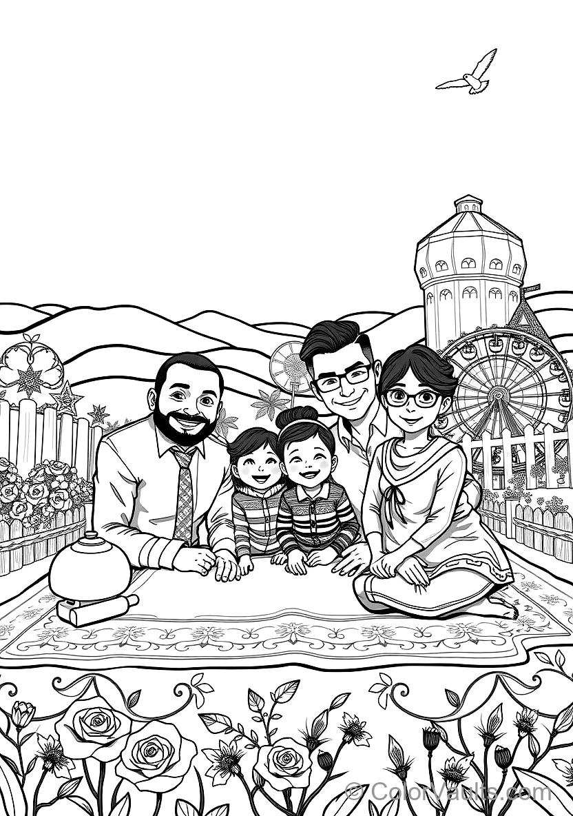 Forger Family Taking a Joyful Family Portrait Together (Scene 16)