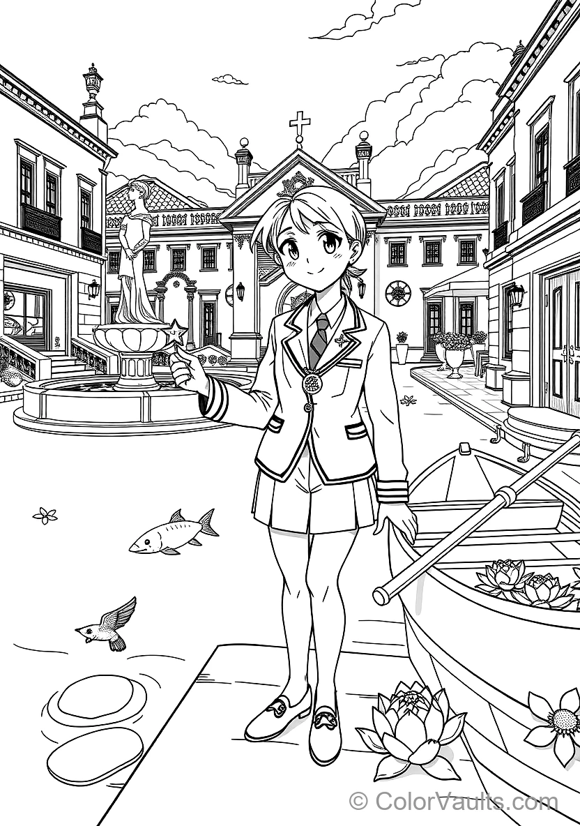 Anya Forger in Eden Academy Formal School Uniform (Scene 16)