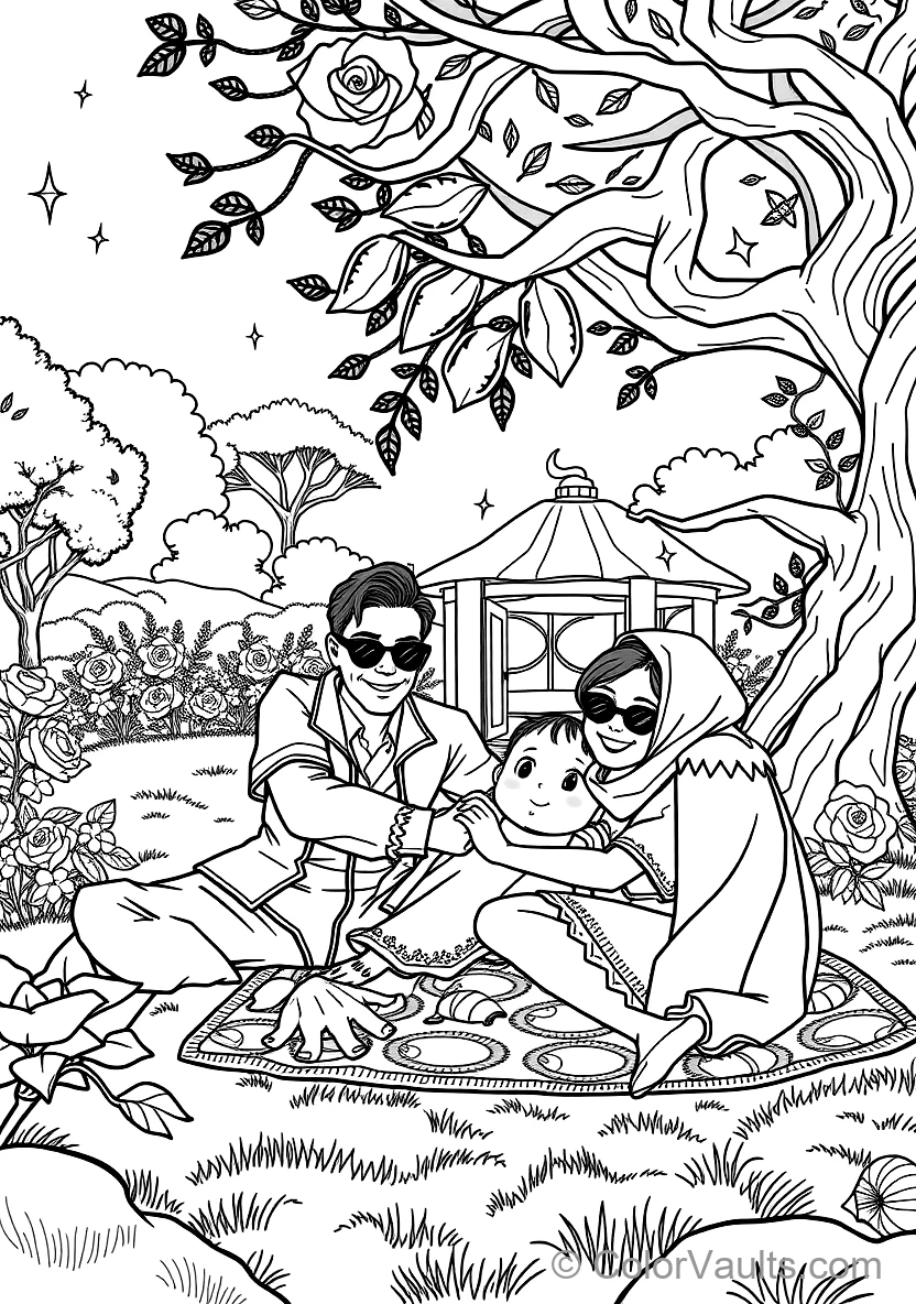 Forger Family Taking a Joyful Family Portrait Together (Scene 17)