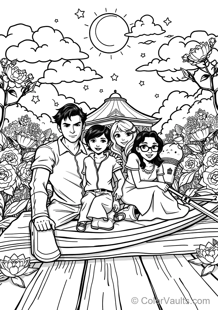 Forger Family Taking a Joyful Family Portrait Together (Scene 19)