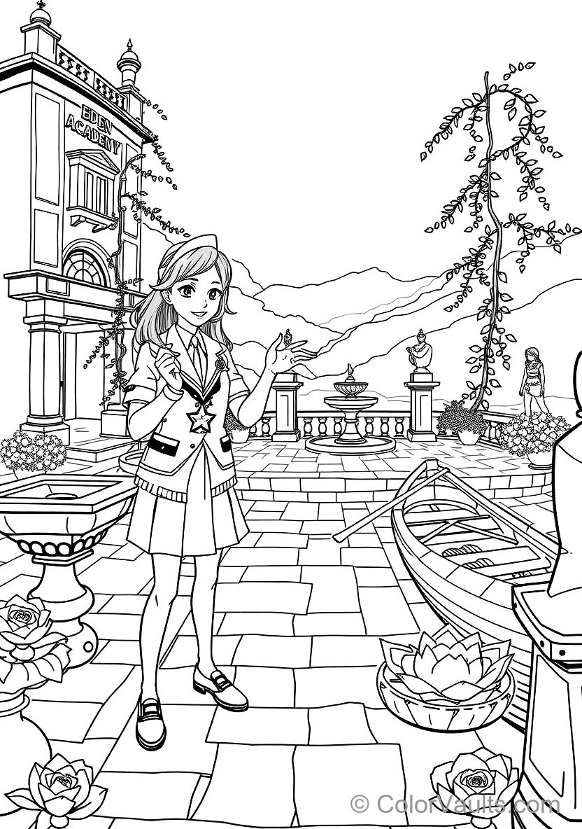 Anya Forger in Eden Academy Formal School Uniform (Scene 17)