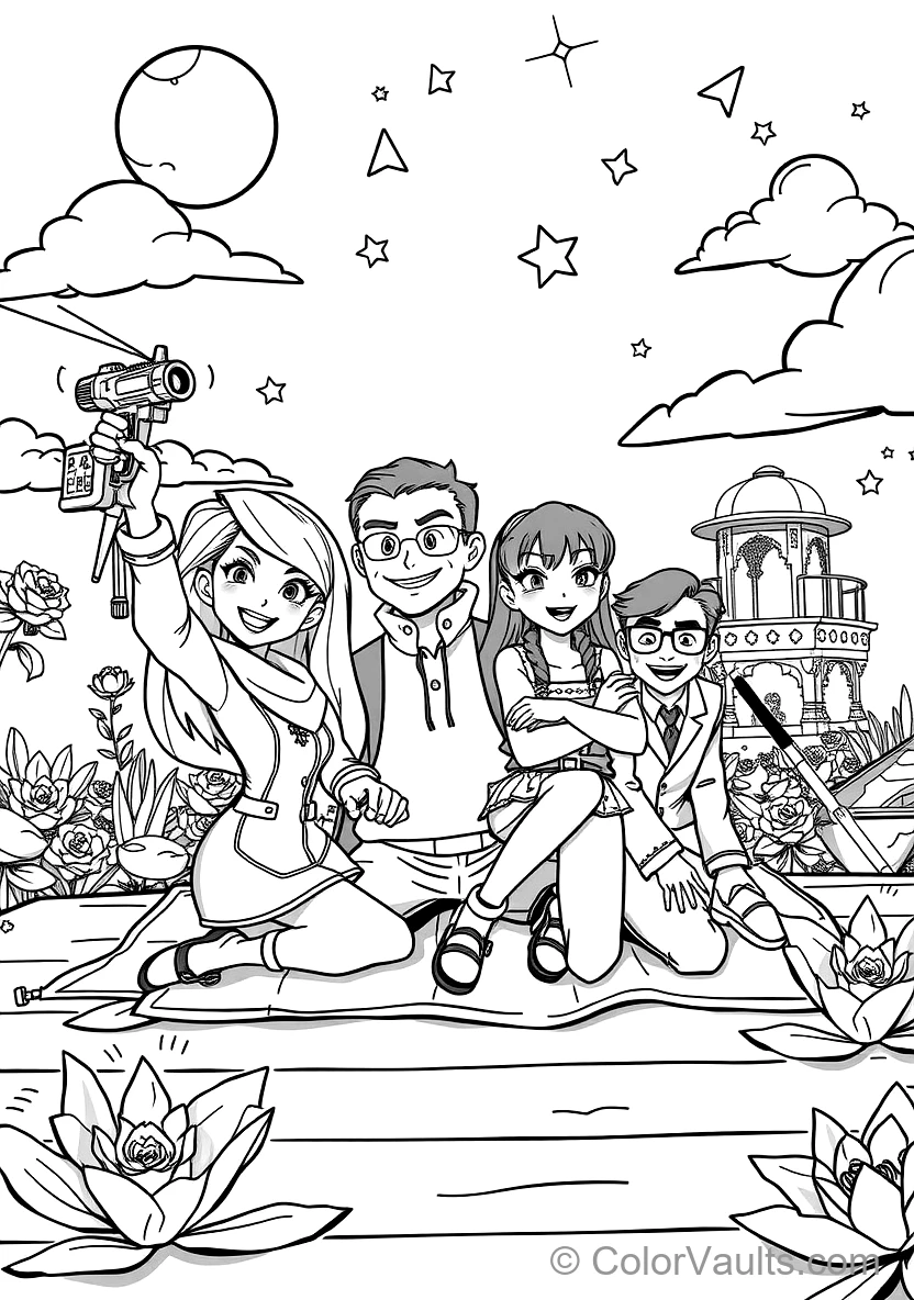 Forger Family Taking a Joyful Family Portrait Together (Scene 20)