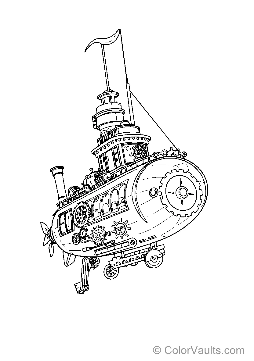 Steampunk Submarine