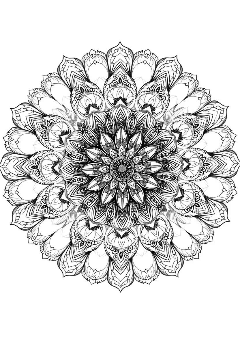 A Relaxing Coloring Sheet