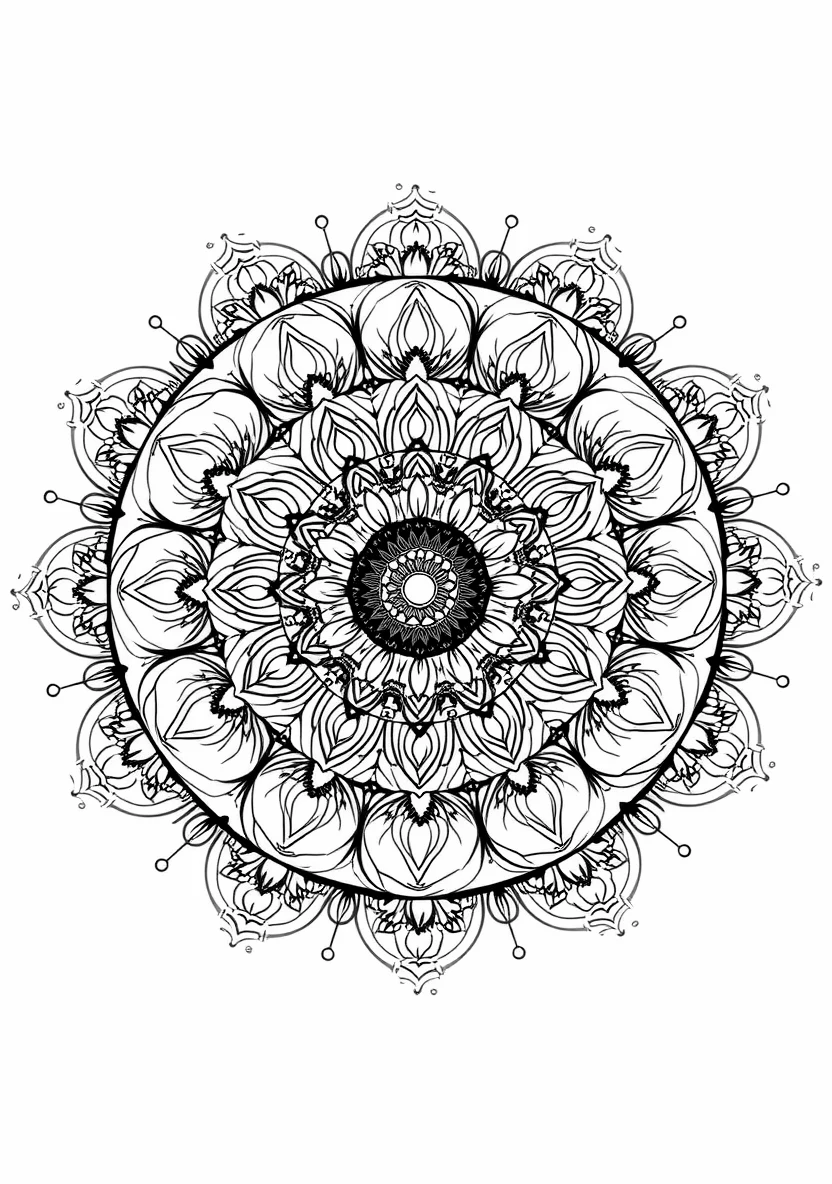 A Relaxing Coloring Sheet
