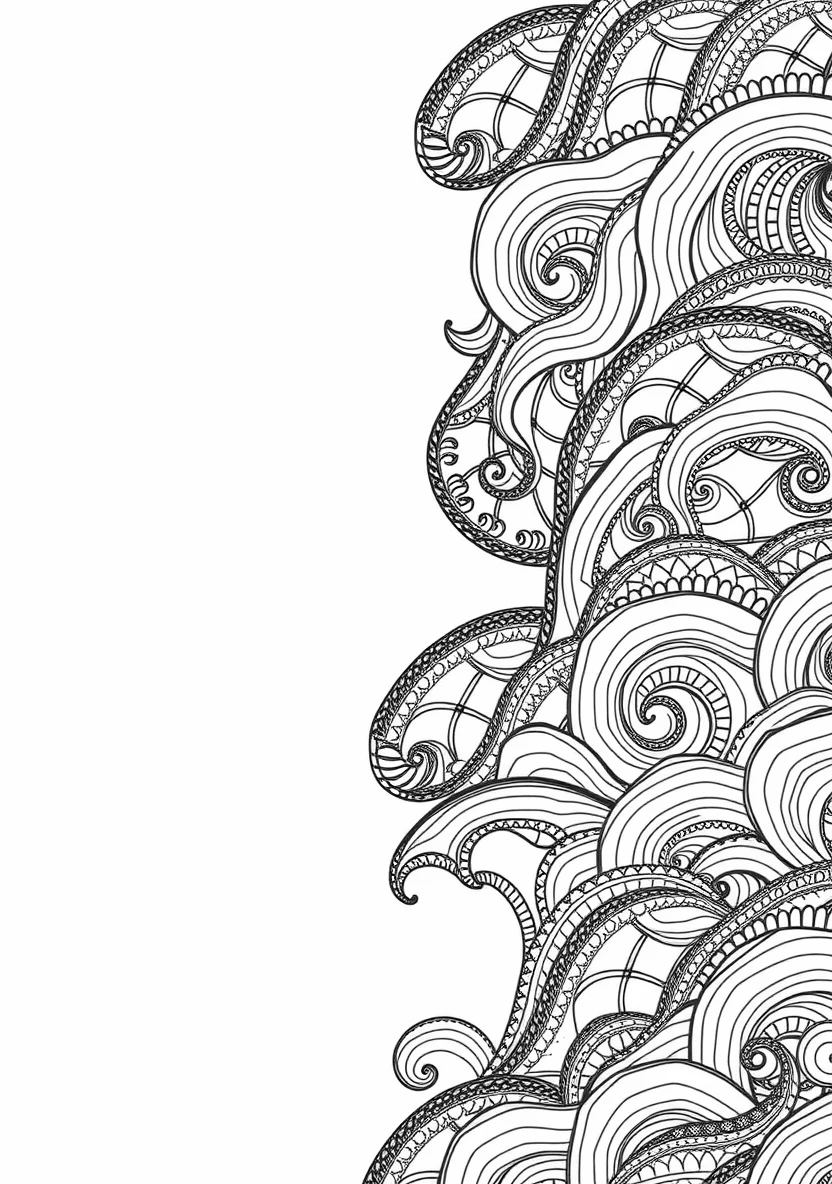 A Relaxing Coloring Sheet