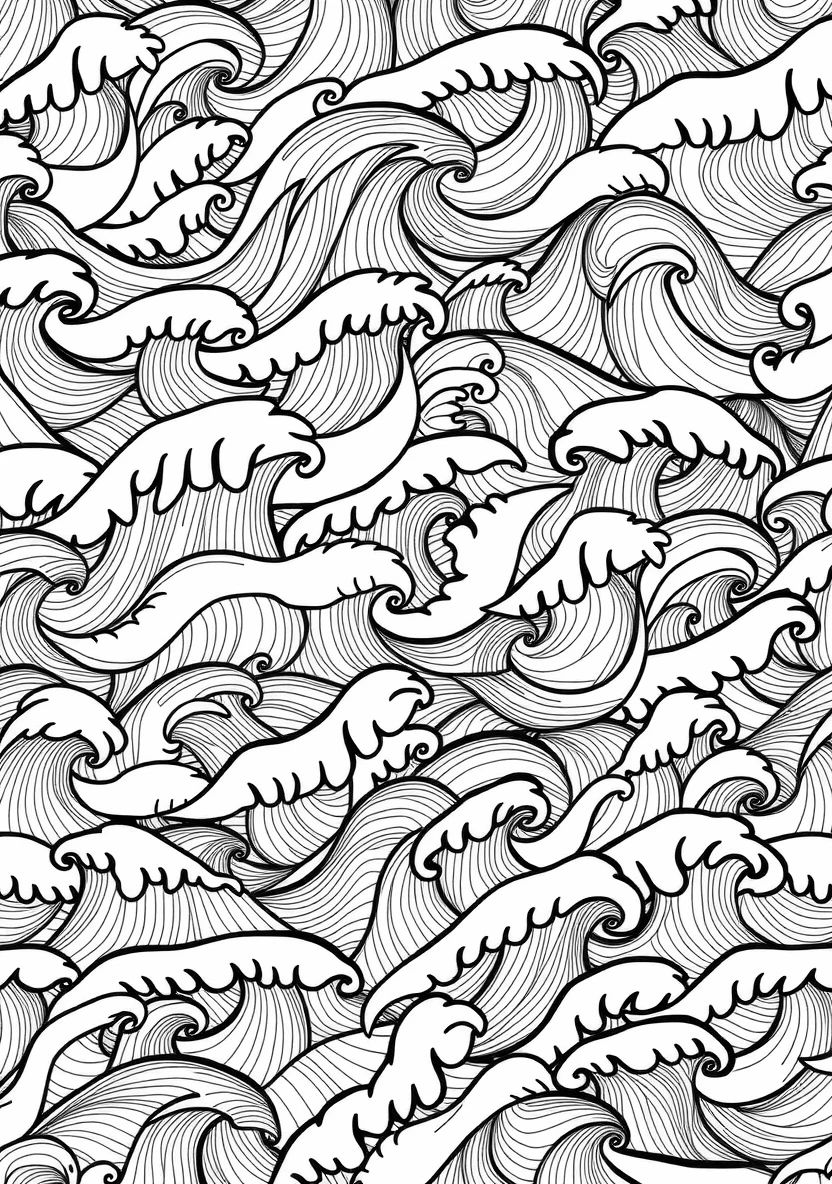 A Relaxing Coloring Sheet