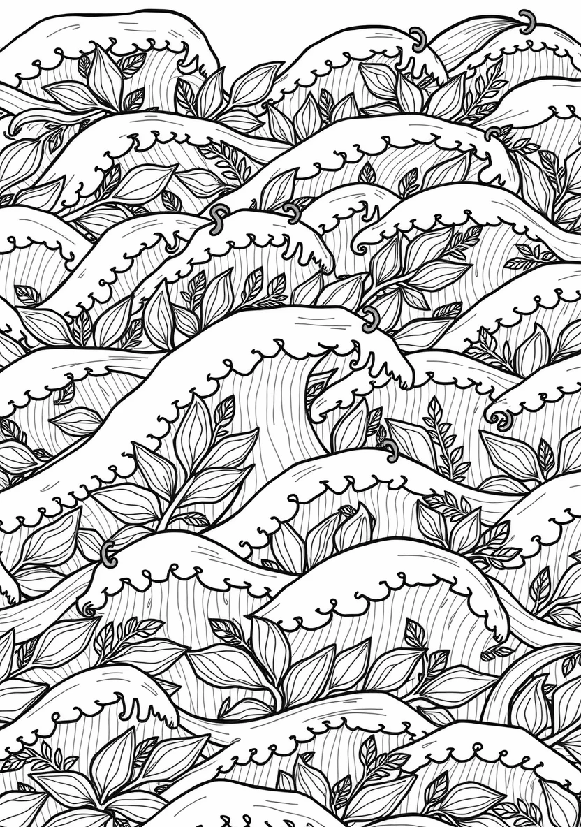 A Relaxing Coloring Sheet