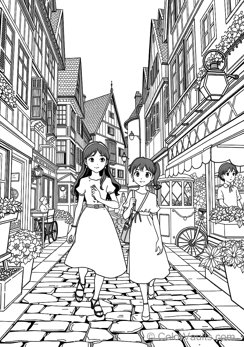 Studio Ghibli - Howl Moving Castle coloring page 3