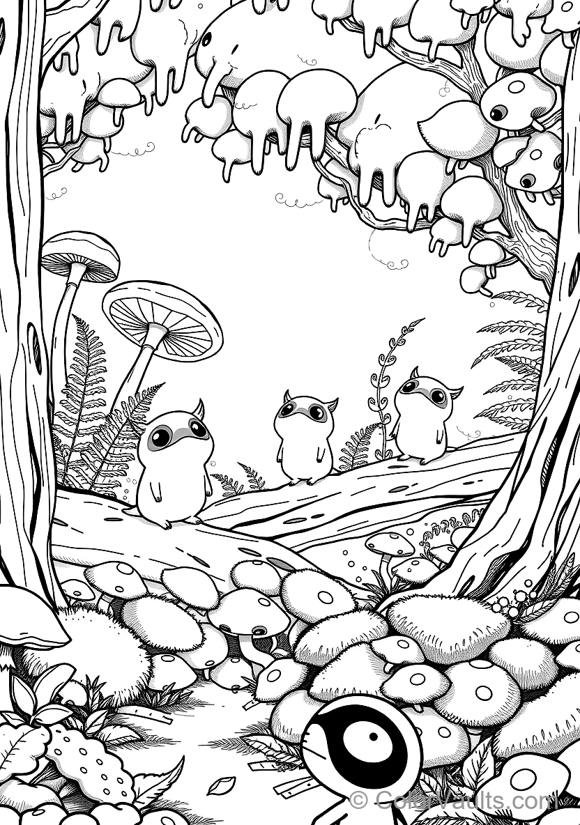 Studio Ghibli - Princess Mononoke coloring page 2