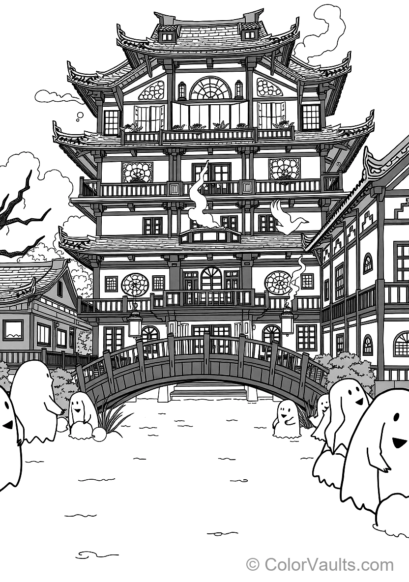 Studio Ghibli - Spirited Away coloring page 3