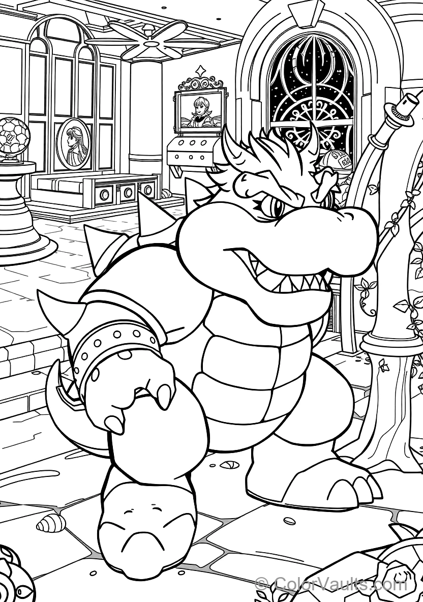 Super Mario coloring page 2