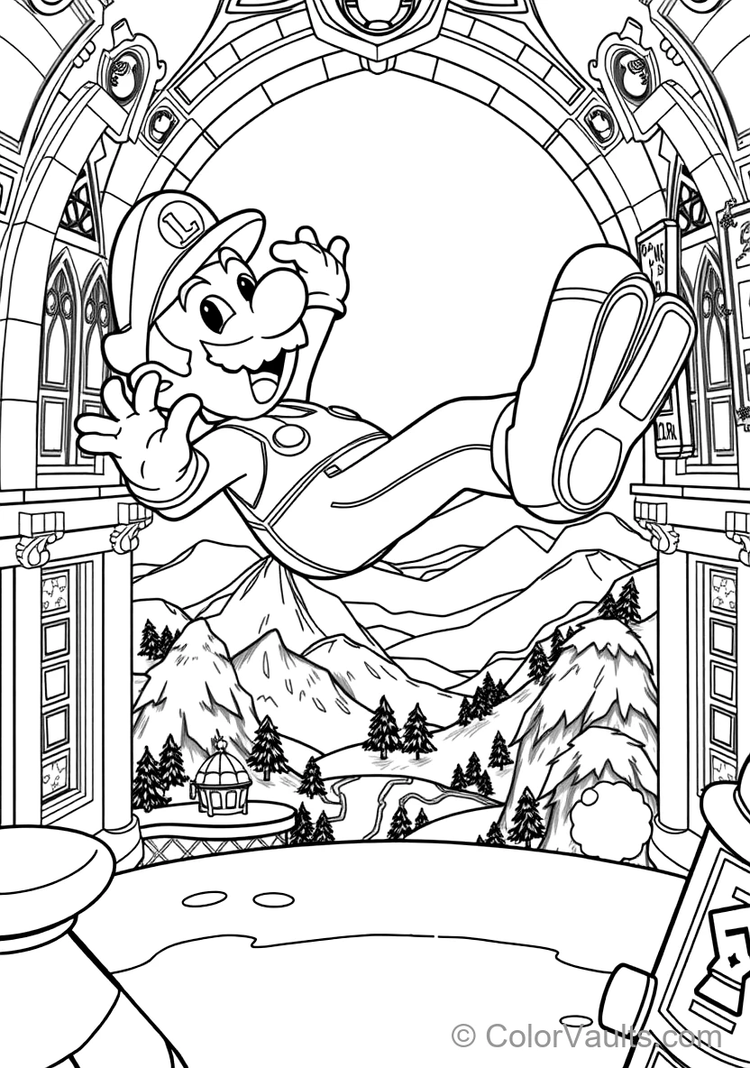 Princess Peach Baking a Delicious Cake for Mario