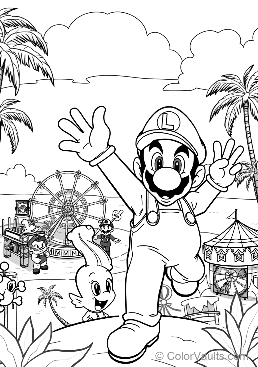 Princess Peach Crowned with Golden Crown and Sapphire (2)