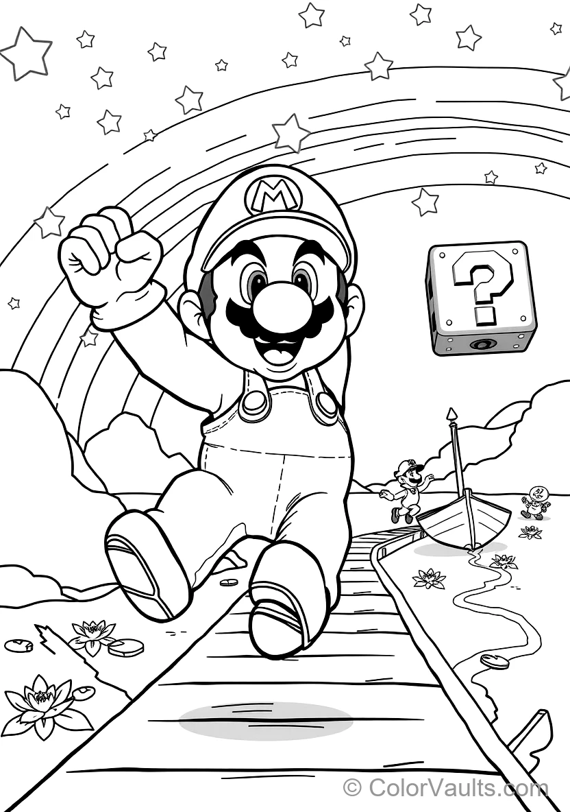 Princess Peach in Front of Mushroom Kingdom Castle (3)