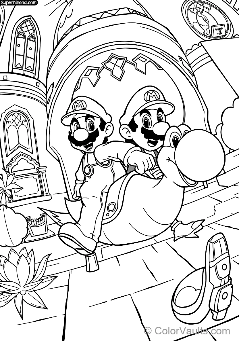 Princess Peach and Toad Having a Tea Party (3)