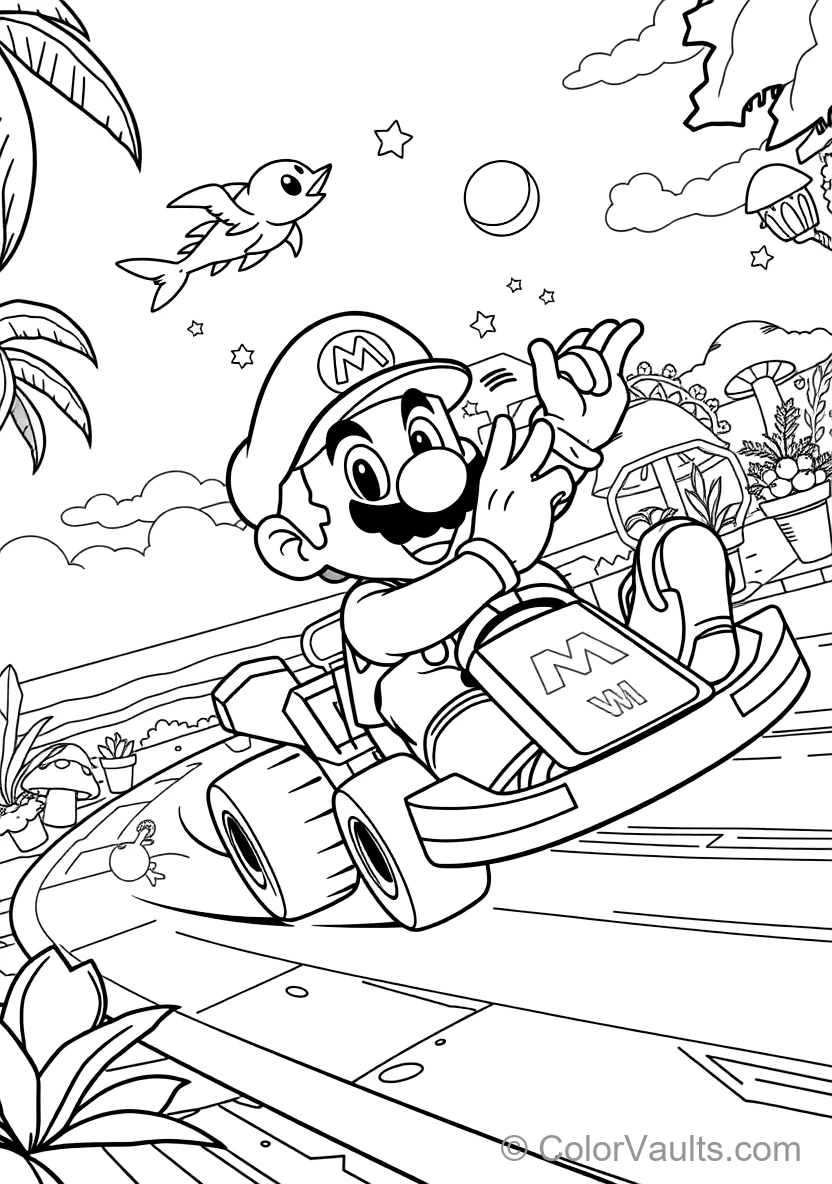 Princess Peach in Front of Mushroom Kingdom Castle (4)