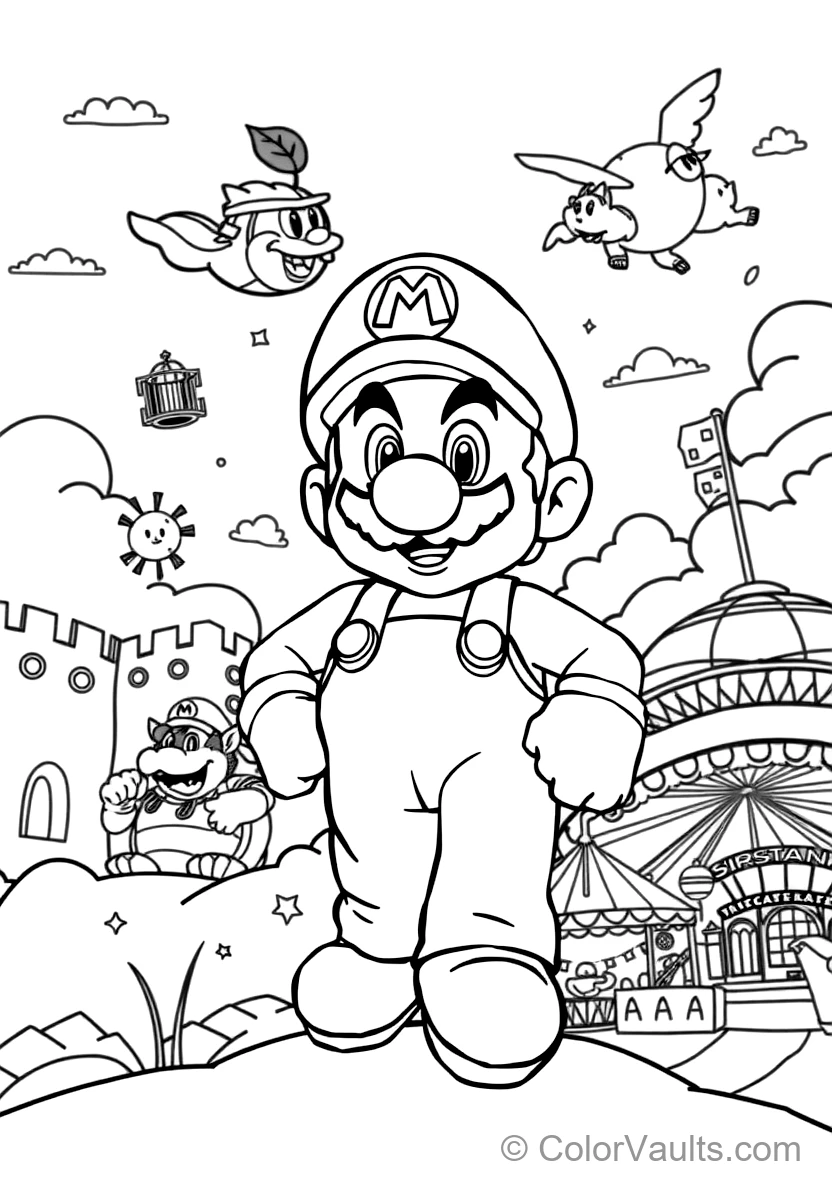 Princess Peach and Toad Having a Tea Party (4)
