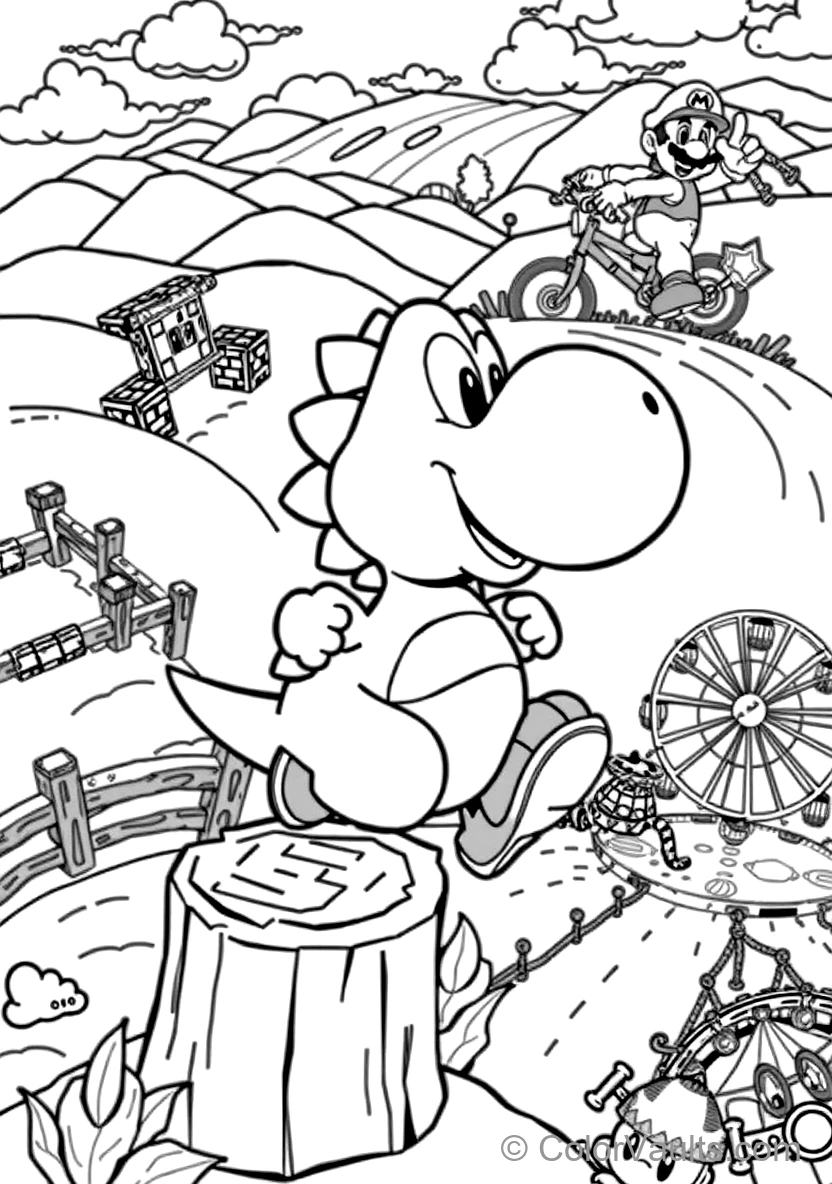 Yoshi The Friendly Dinosaur