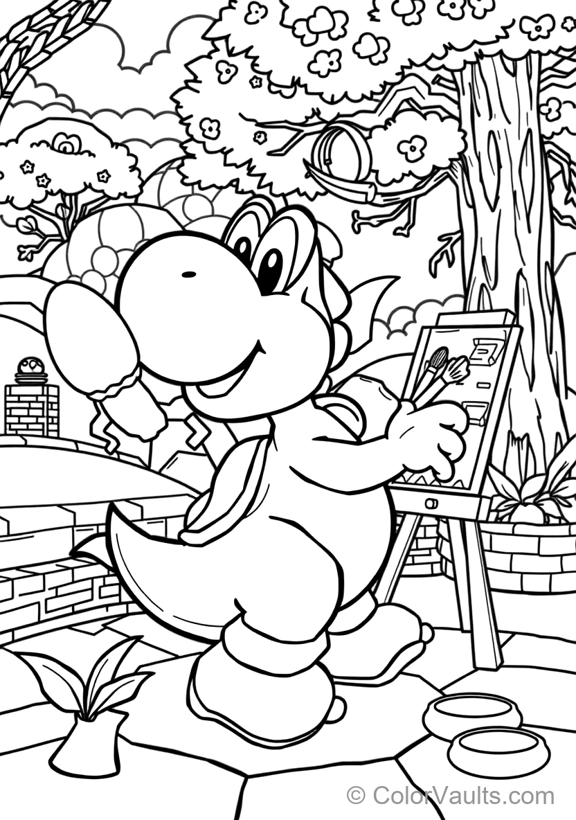 Yoshi The Friendly Dinosaur (Scene 2)