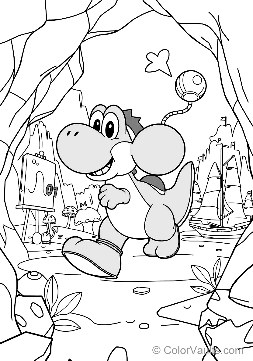 Yoshi The Friendly Dinosaur (Scene 4)
