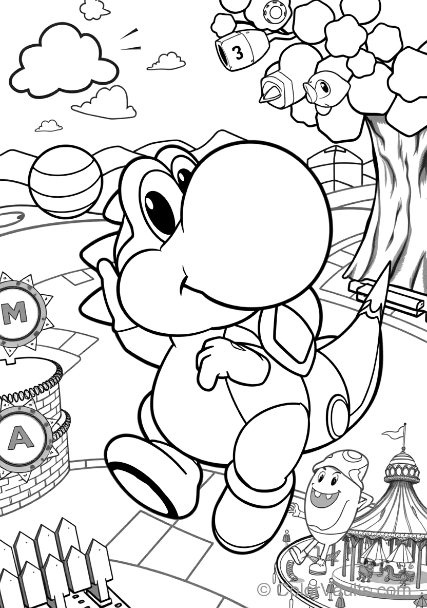Yoshi The Friendly Dinosaur (Scene 6)