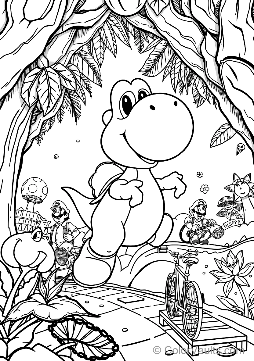 Yoshi The Friendly Dinosaur (Scene 7)