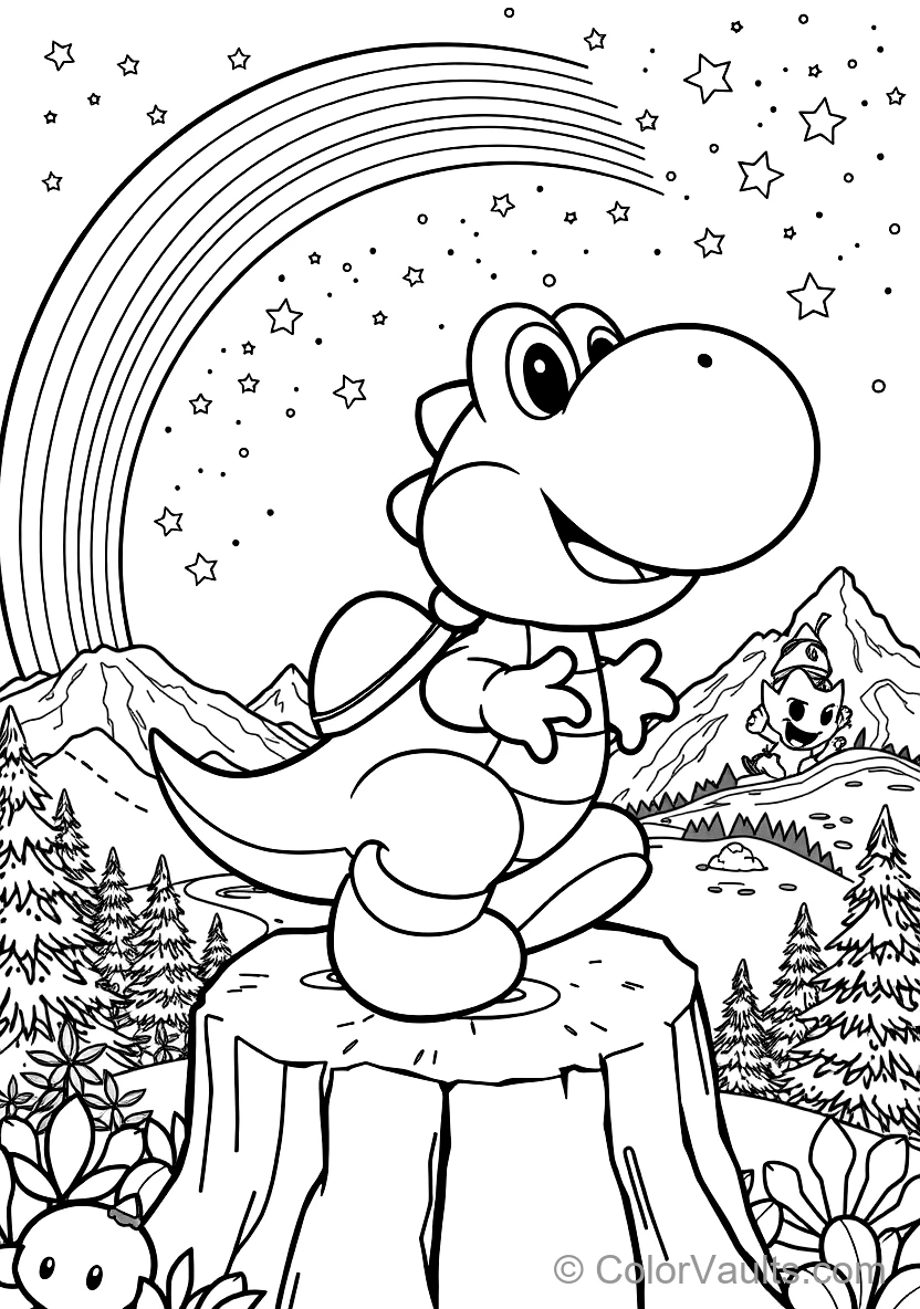 Yoshi The Friendly Dinosaur (Scene 9)