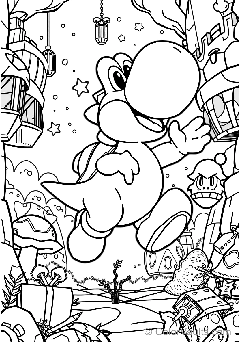 Yoshi The Friendly Dinosaur (Scene 12)