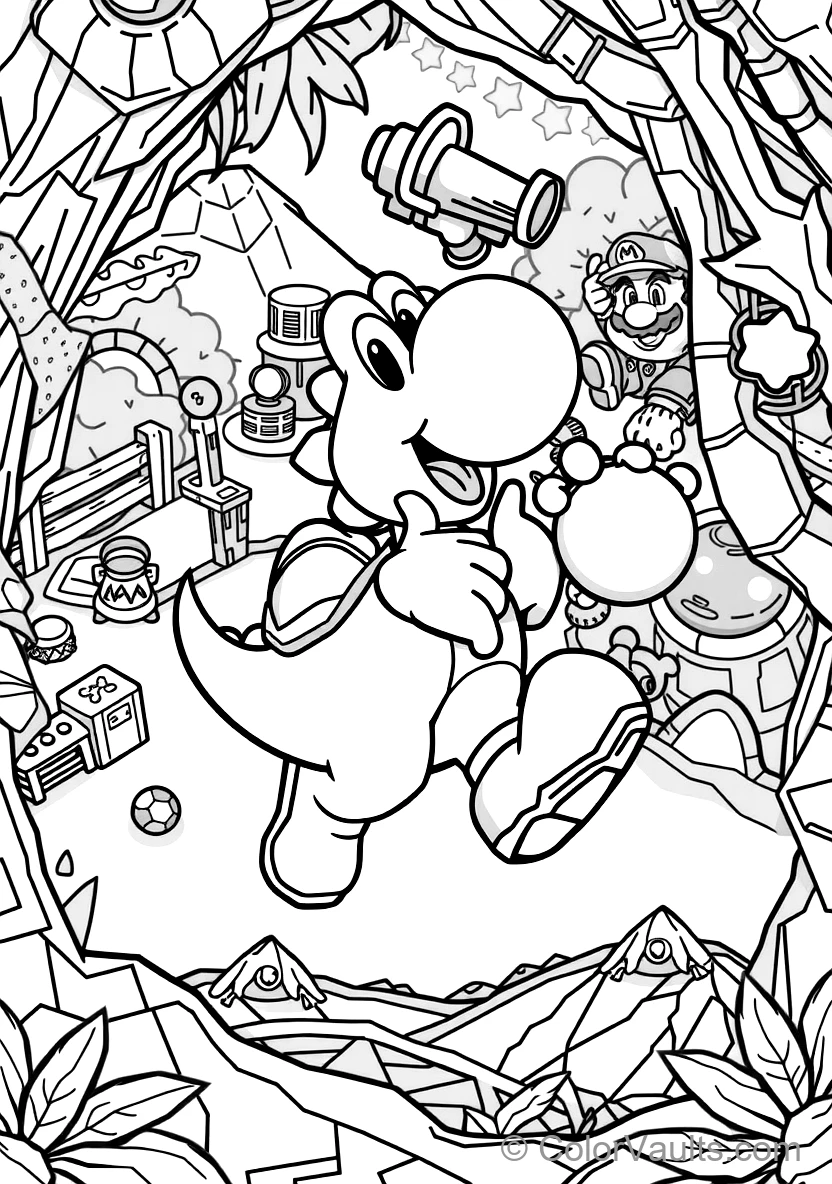 Yoshi The Friendly Dinosaur (Scene 14)