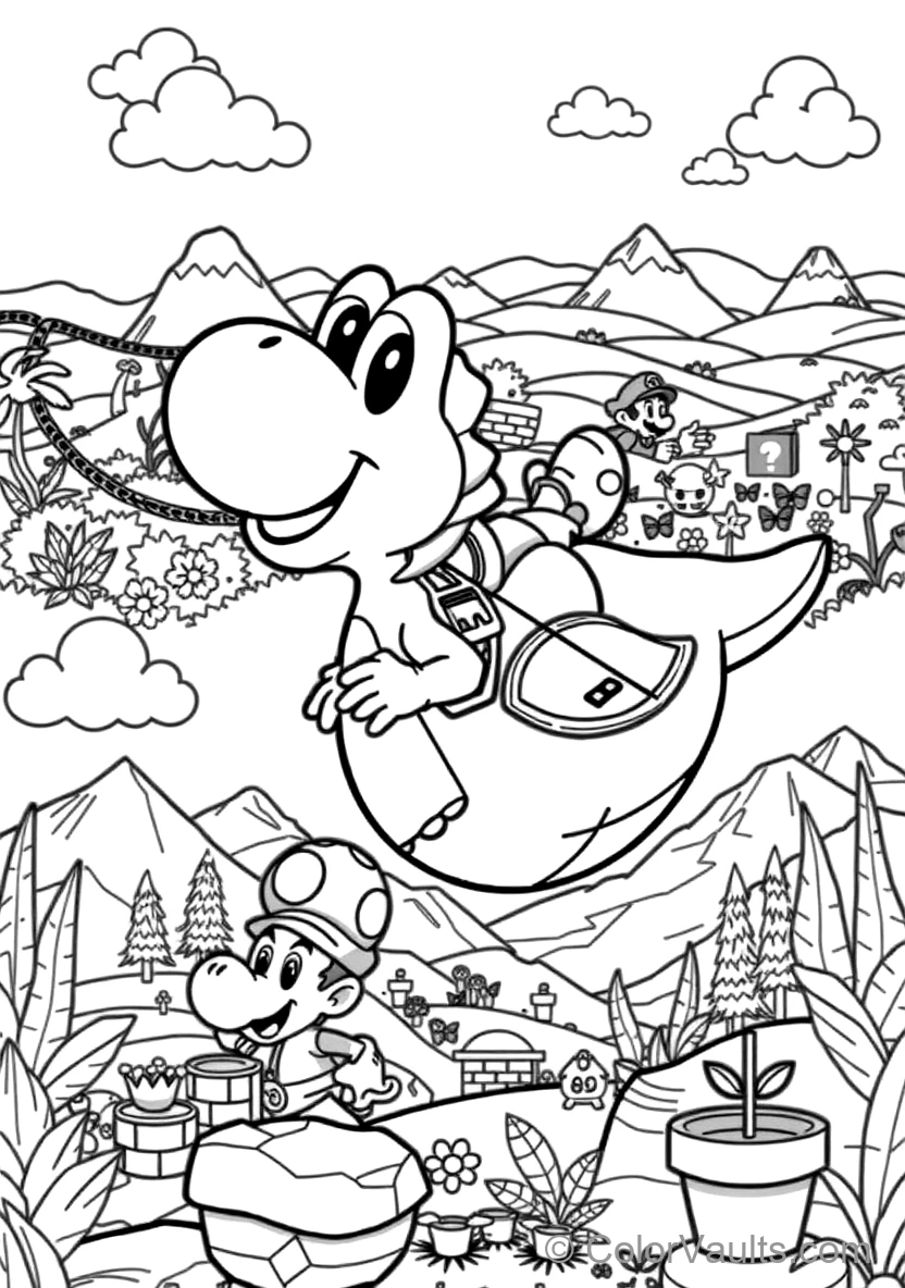 Yoshi The Friendly Dinosaur (Scene 15)