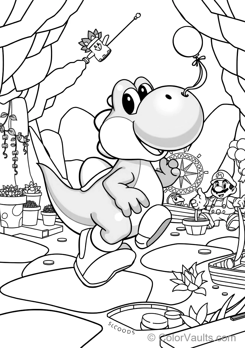 Yoshi The Friendly Dinosaur (Scene 18)