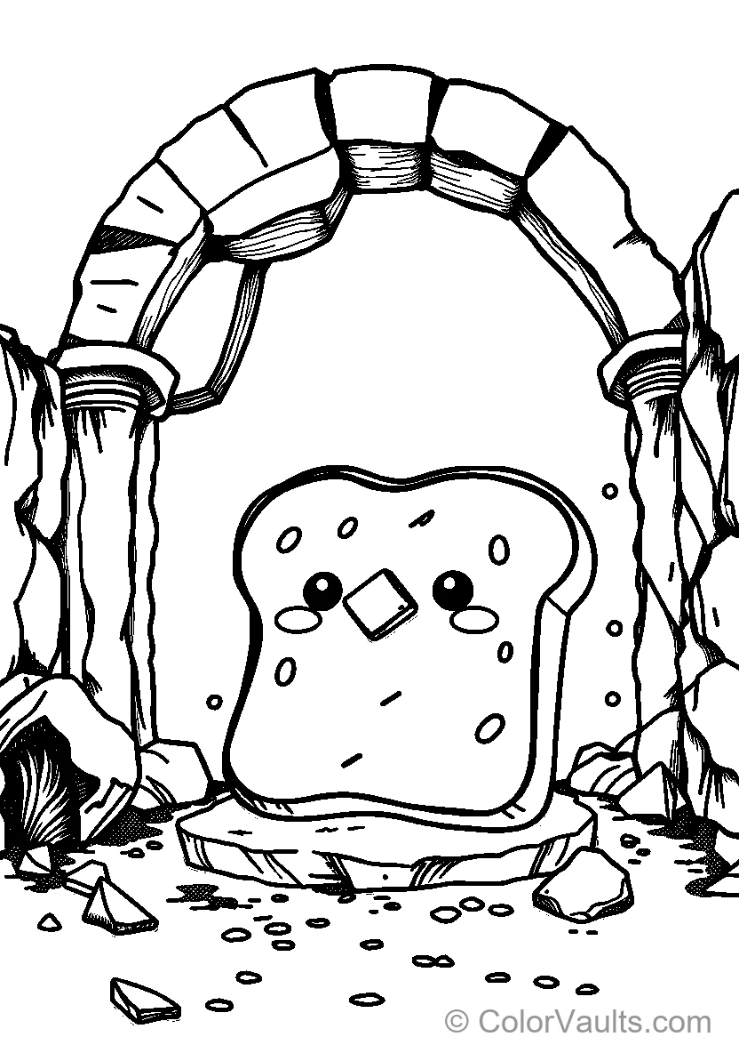 Sweet Treats & Bakery Desserts coloring page 2