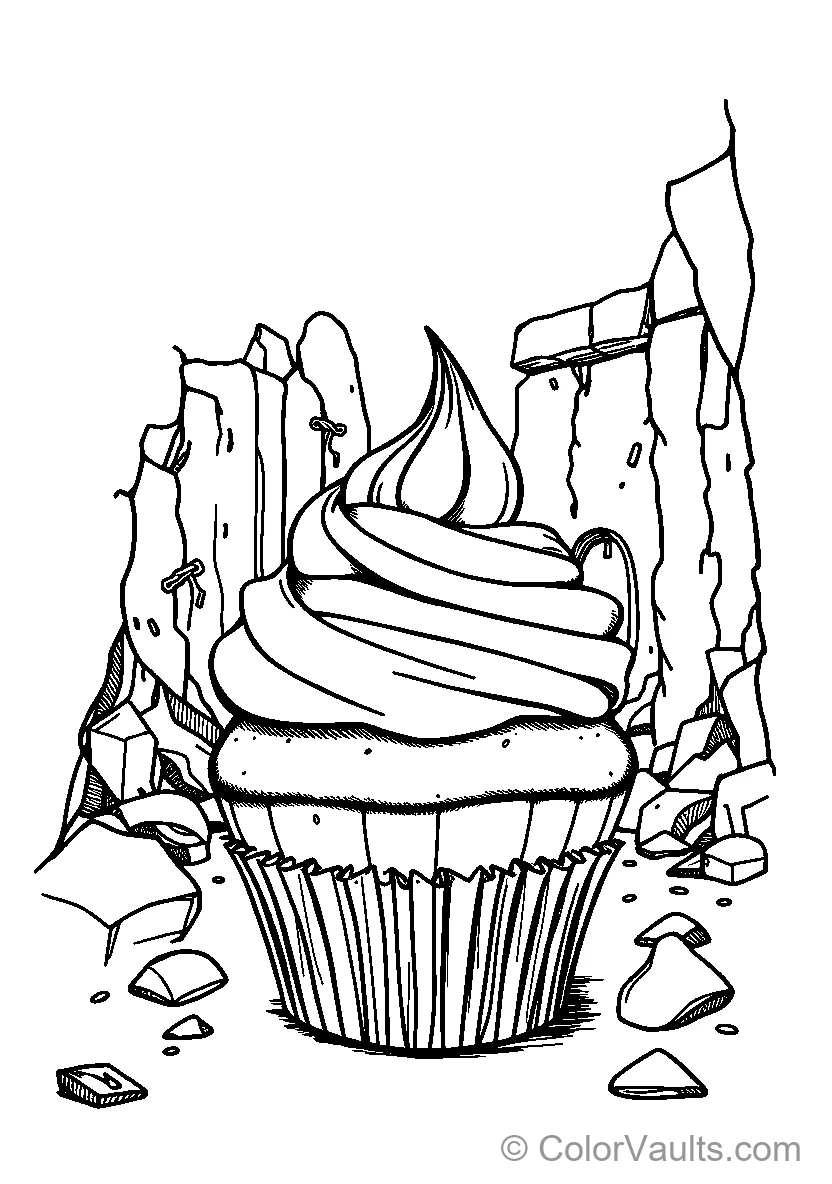 Cupcake Breaks Through Wall