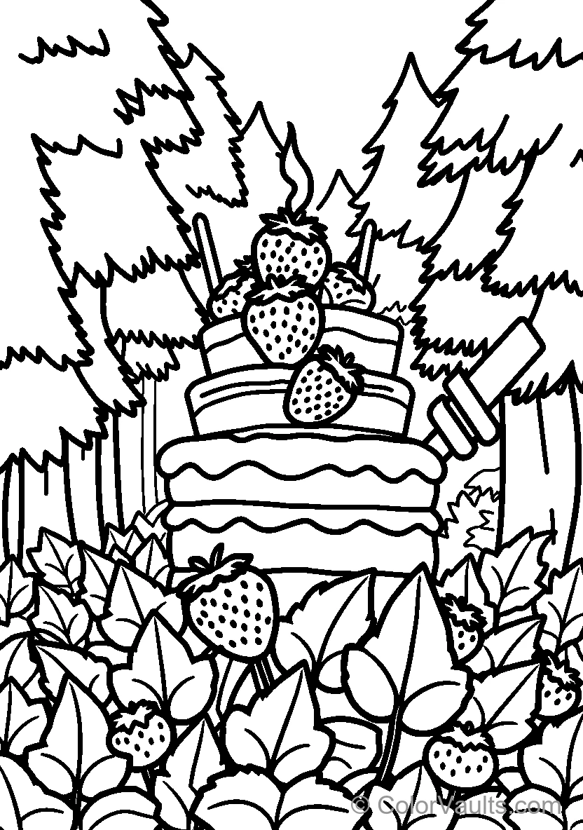 Strawberry Ice Cream Cake