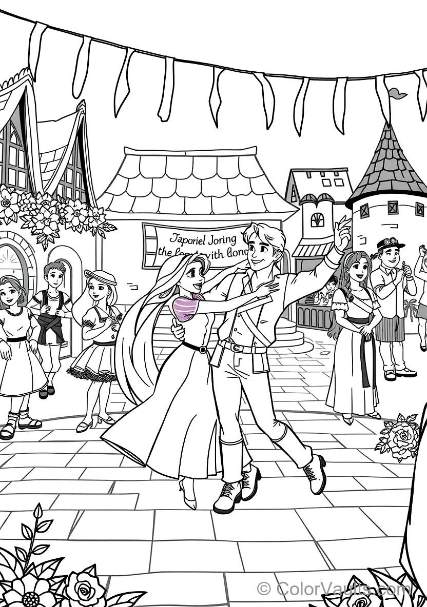 Flynn Rider Holding the Golden Royal Tiara Satchel