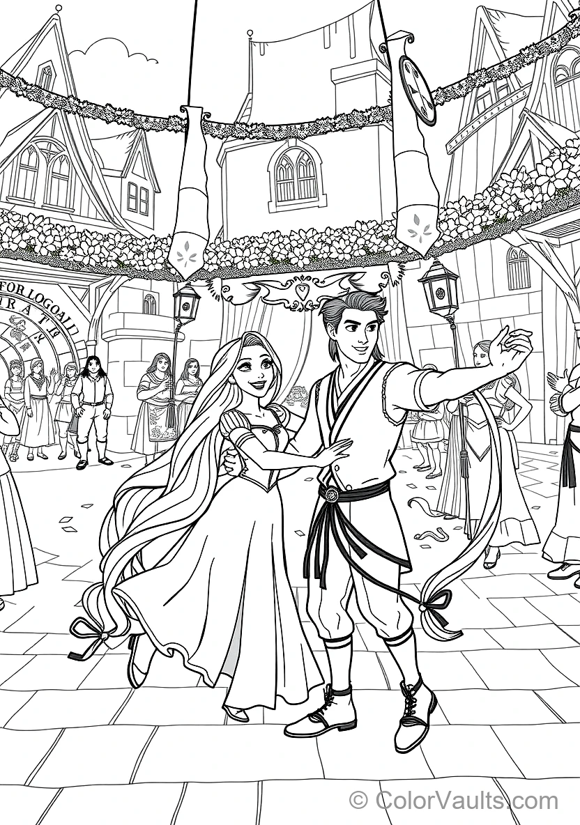 Rapunzel and Flynn Wedding Royal Kingdom Celebration