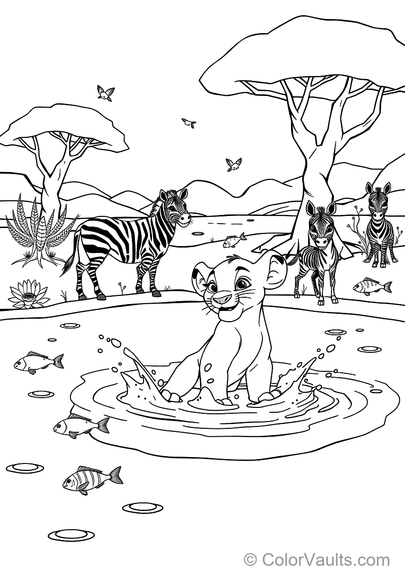 The Lion King coloring page 2