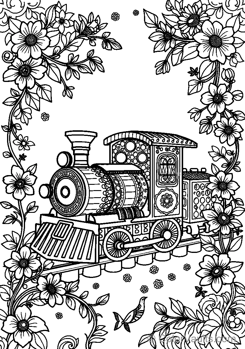 Thomas the Tank Engine coloring page 3