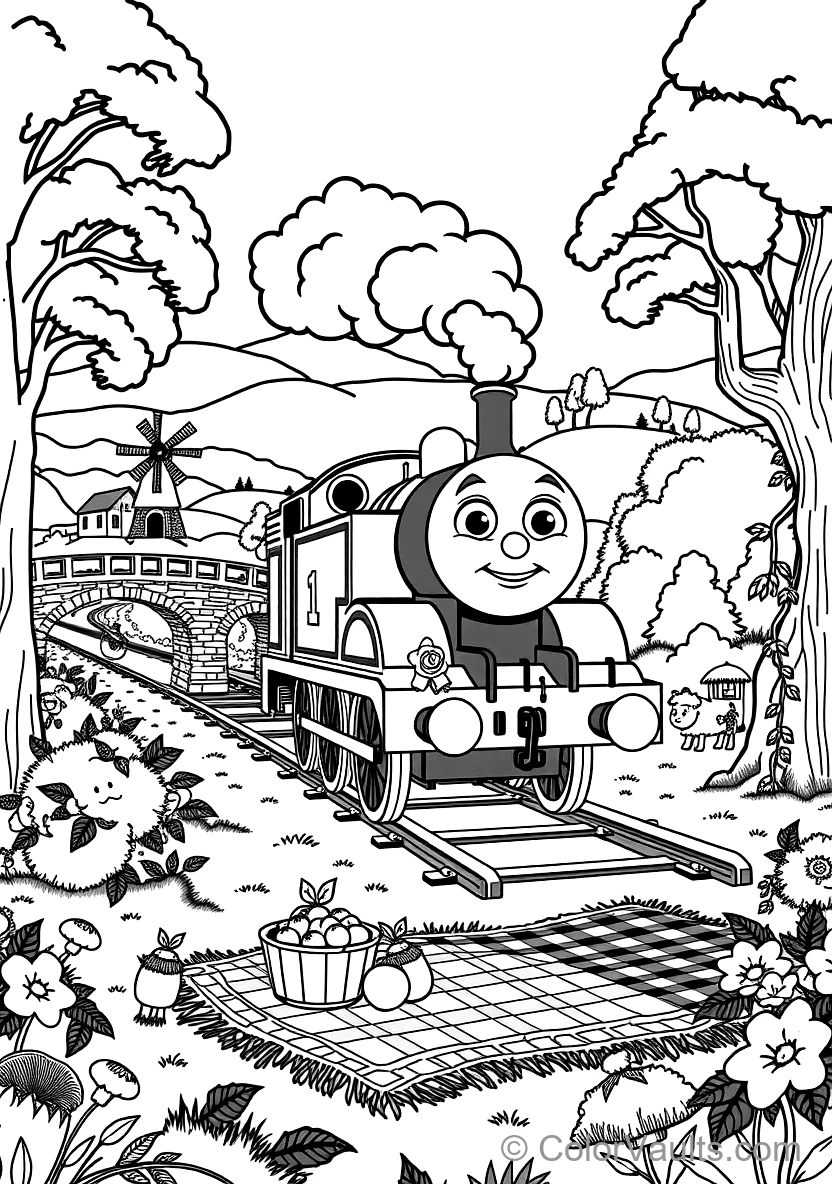 Diesel Shunting Freight Cars in the Yard
