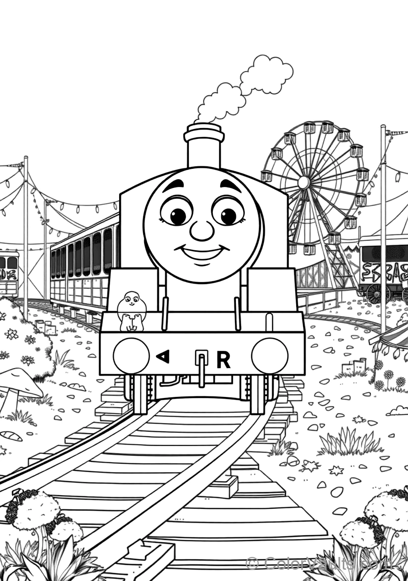 Sodor Steamworks Repair Shop with Kevin