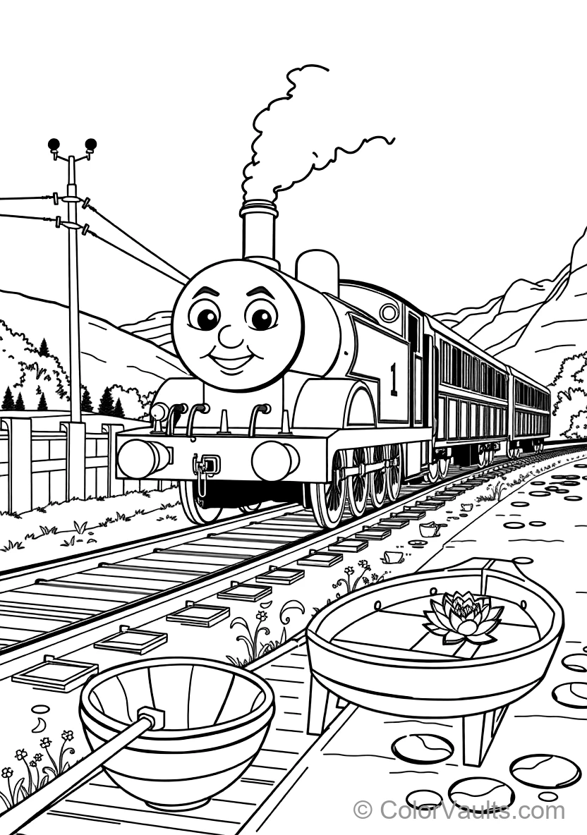 Diesel Shunting Freight Cars im Yard (2)
