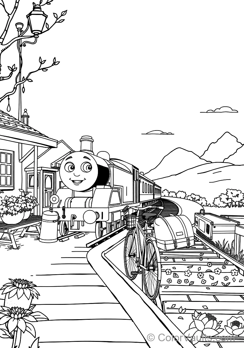 Bertie the Bus Racing Thomas Along the Road (2)