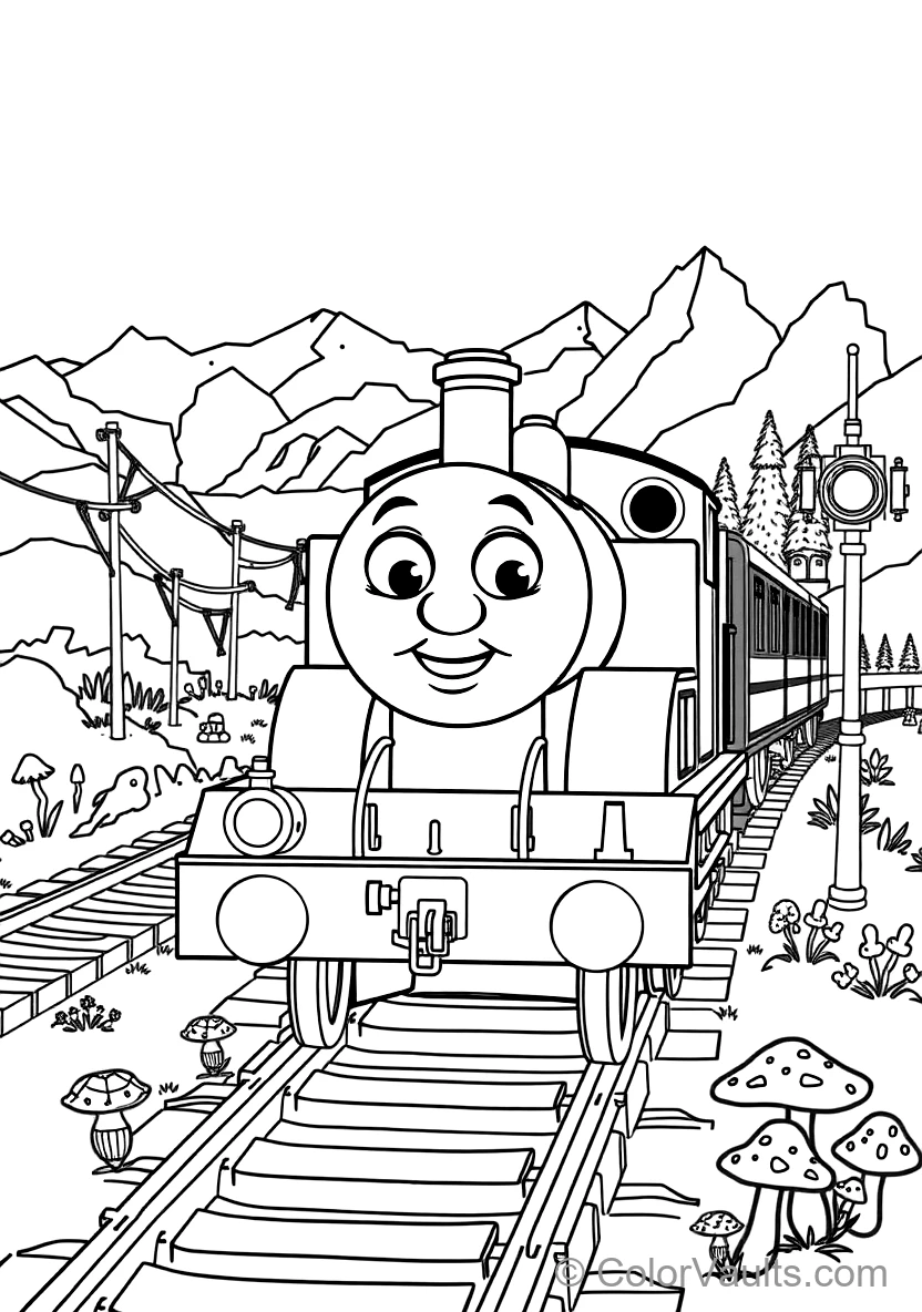 Thomas Wearing Cheerful Holiday Party Hat (2)